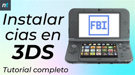 3ds cias|3DS:Installing software .